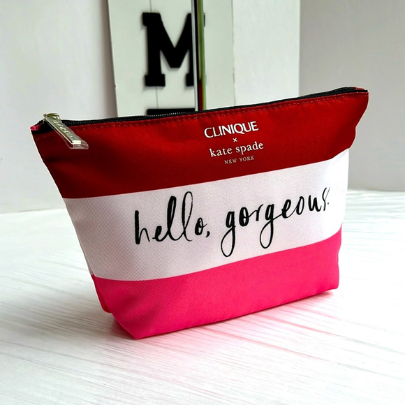 Kate Spade NWOT Clinique collaboration make up bag - Picture 1 of 8